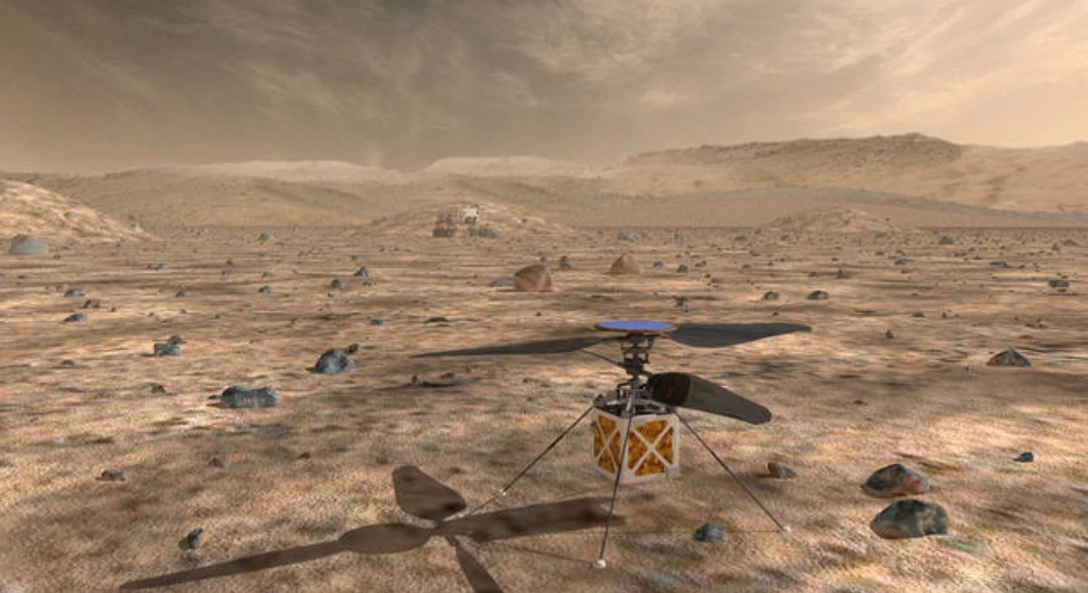 Nasa skickar autonom helikopter till Mars 2020