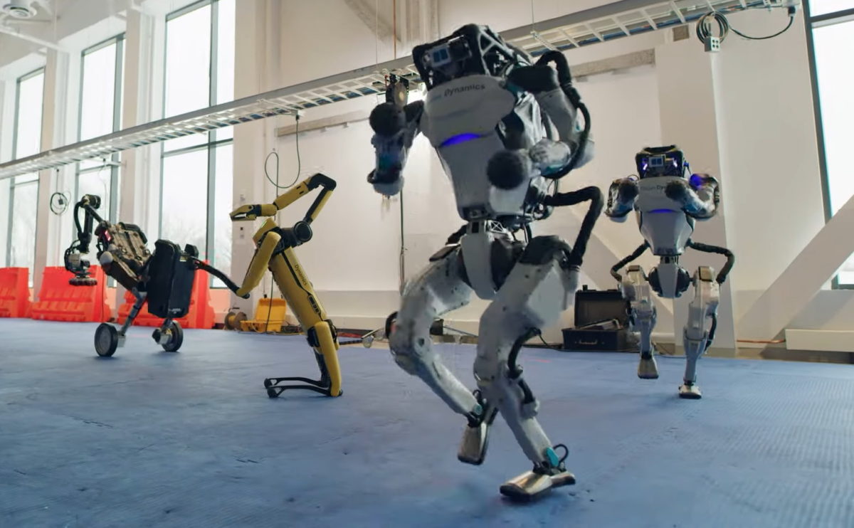 Boston Dynamics robotar dansar loss